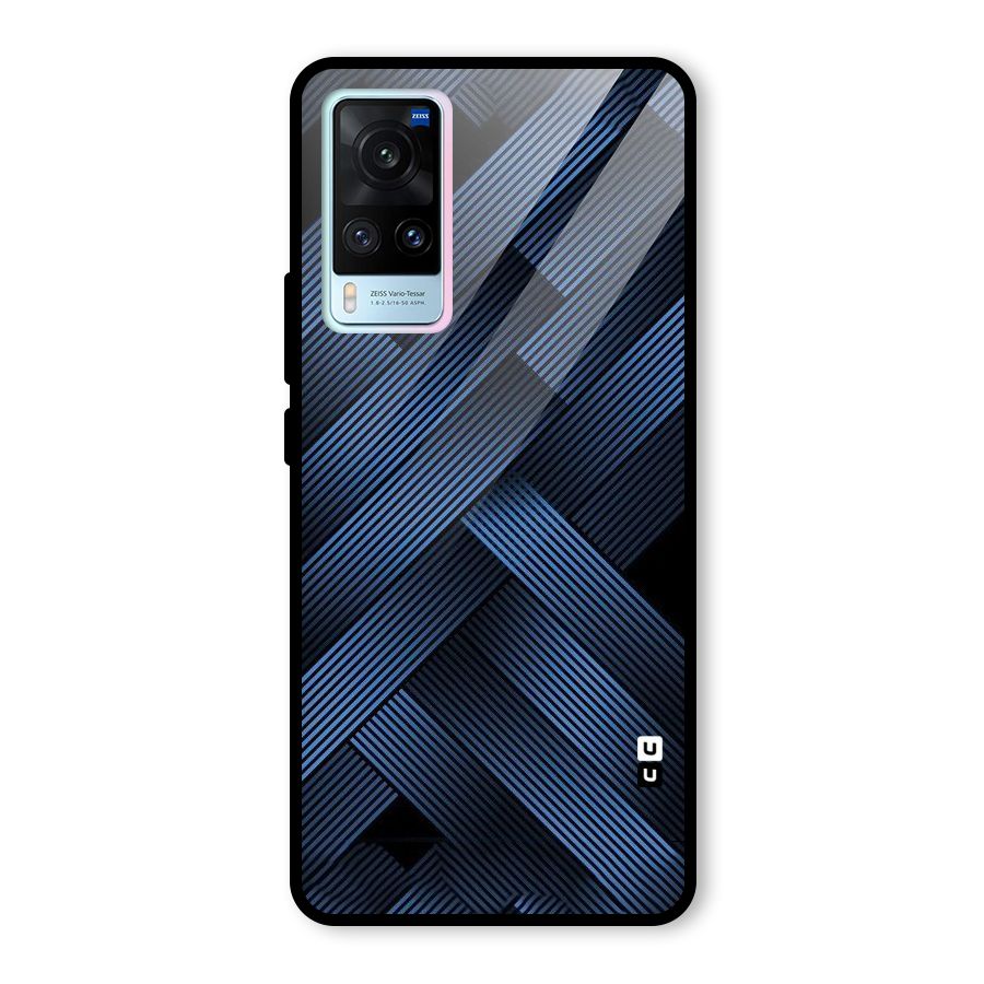 Ribbon Stripes Glass Back Case for Vivo X60