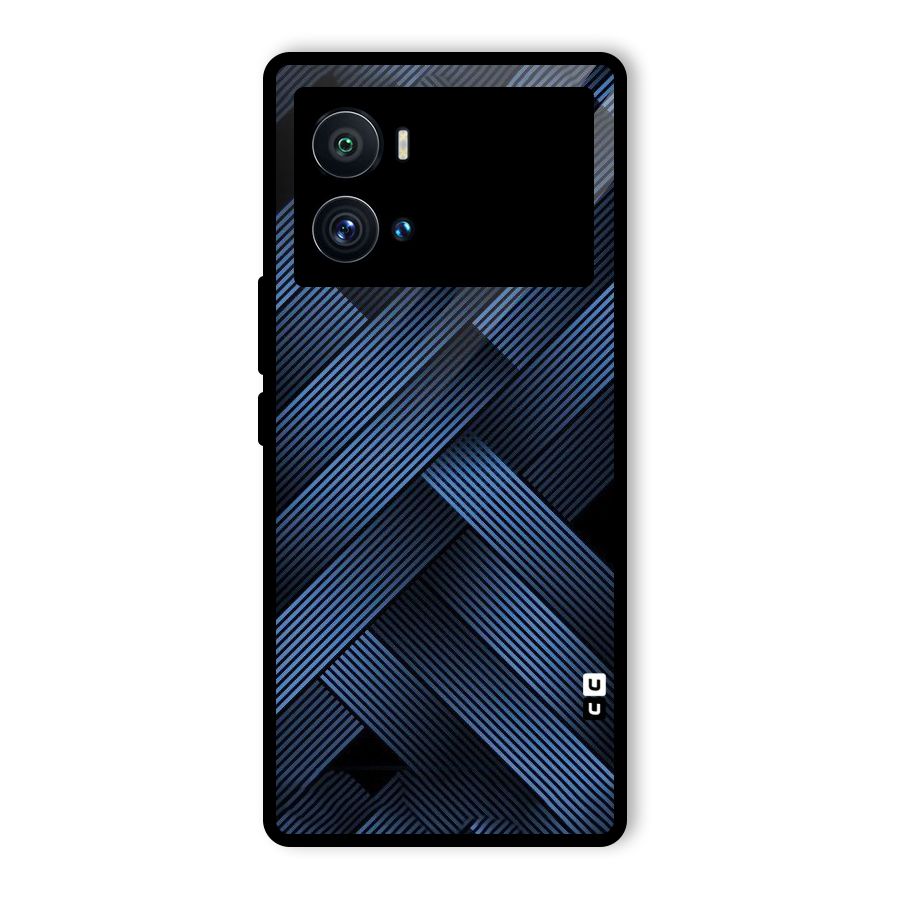 Ribbon Stripes Glass Back Case for Vivo iQOO 9 Pro