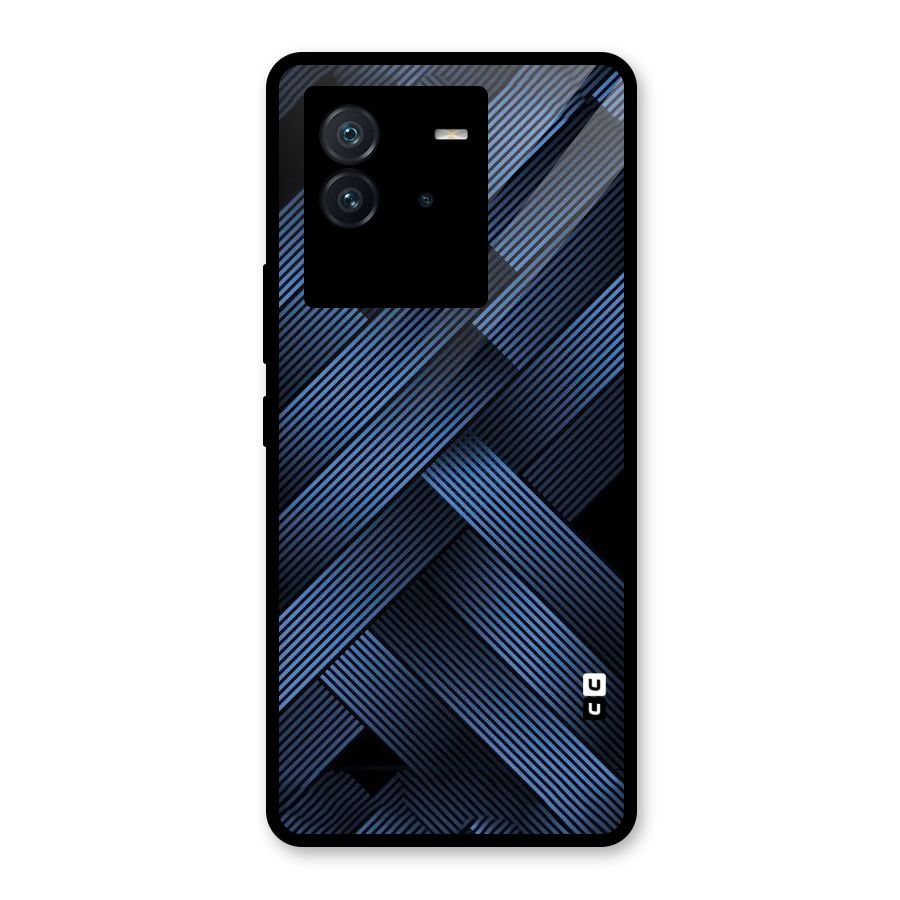 Ribbon Stripes Glass Back Case for Vivo iQOO Neo 6 5G
