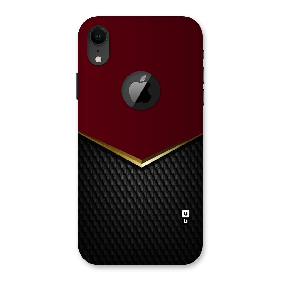 Rich Design Back Case for iPhone XR Logo Cut