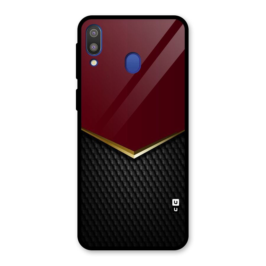 Rich Design Glass Back Case for Galaxy M20