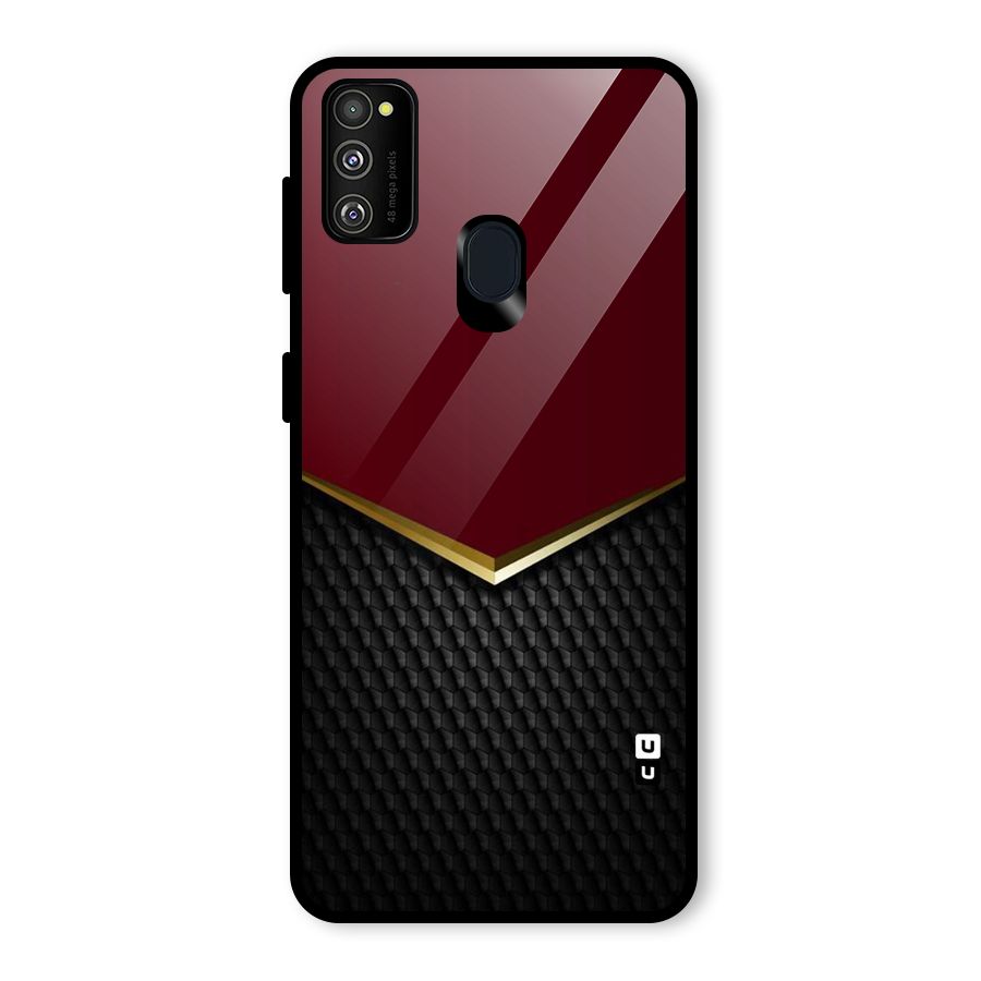 Rich Design Glass Back Case for Galaxy M21