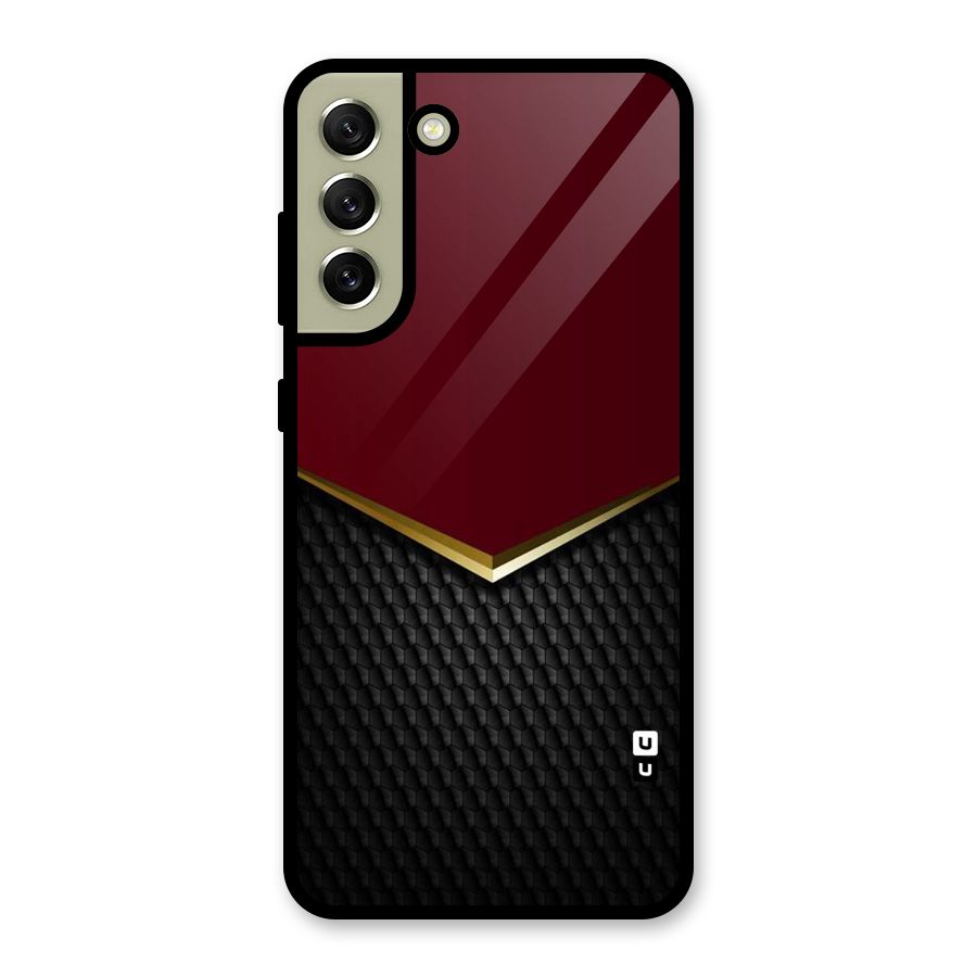 Rich Design Glass Back Case for Galaxy S21 FE 5G