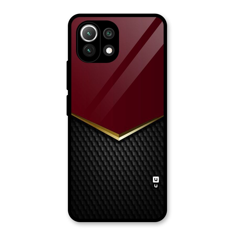 Rich Design Glass Back Case for Mi 11 Lite