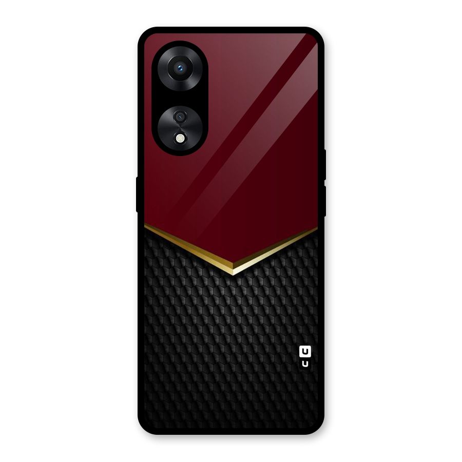 Rich Design Glass Back Case for Oppo A78