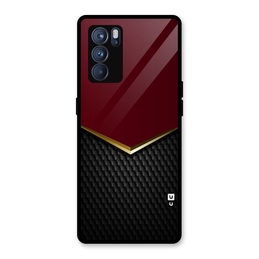 Rich Design Glass Back Case for Oppo Reno6 Pro 5G