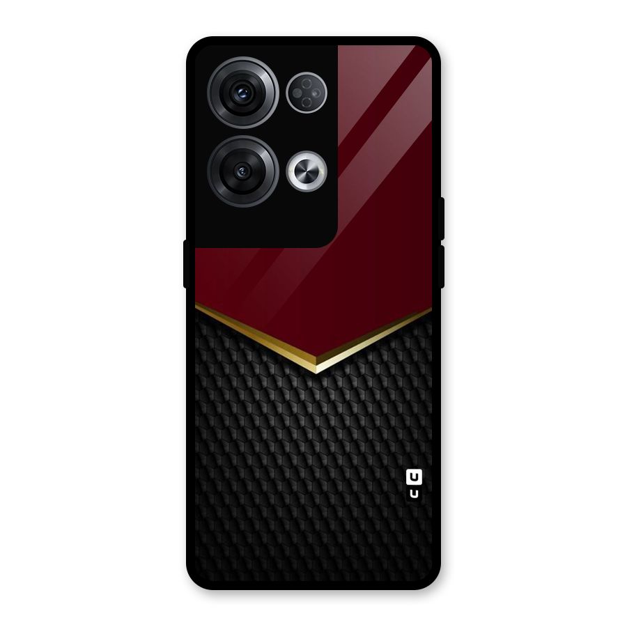Rich Design Glass Back Case for Oppo Reno8 Pro 5G