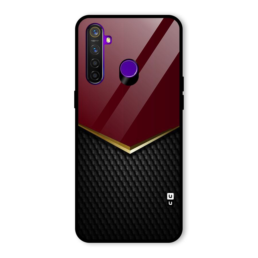 Rich Design Glass Back Case for Realme 5 Pro