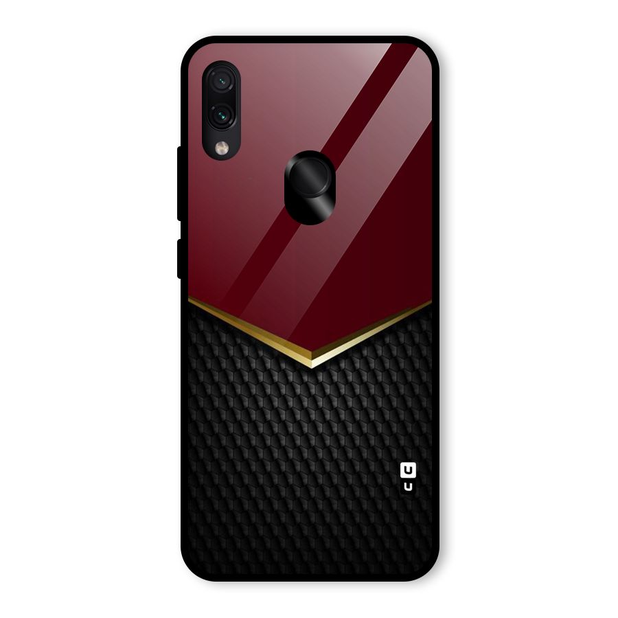 Rich Design Glass Back Case for Redmi Note 7S