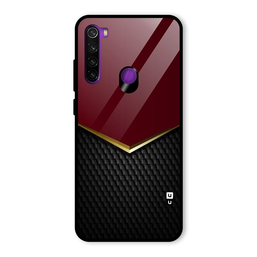 Rich Design Glass Back Case for Redmi Note 8