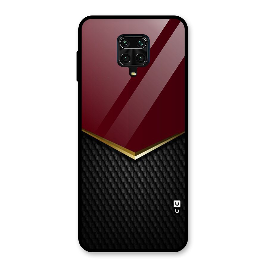 Rich Design Glass Back Case for Redmi Note 9 Pro