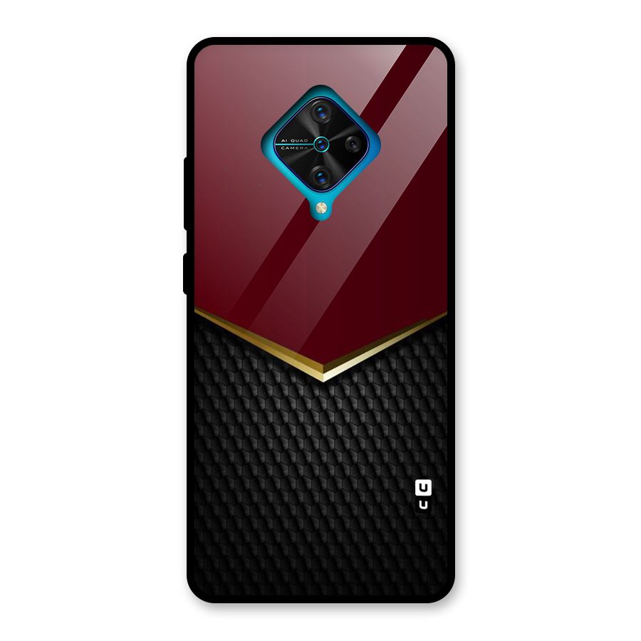 Rich Design Glass Back Case for Vivo S1 Pro