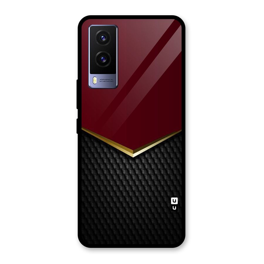 Rich Design Glass Back Case for Vivo V21e 5G