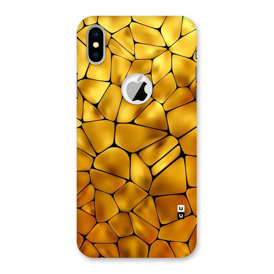 Rich Rocks Back Case for iPhone X Logo Cut