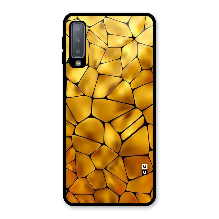 Rich Rocks Glass Back Case for Galaxy A7 (2018)