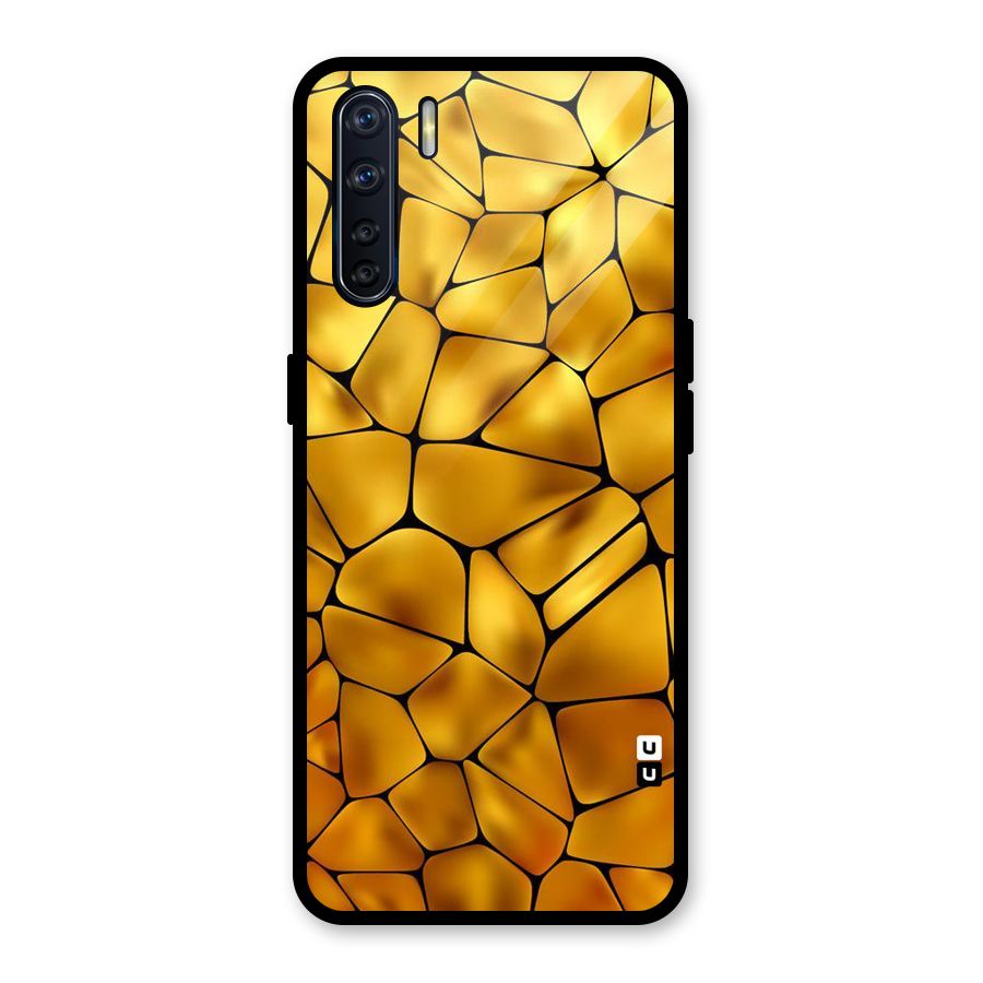 Rich Rocks Glass Back Case for Oppo F15