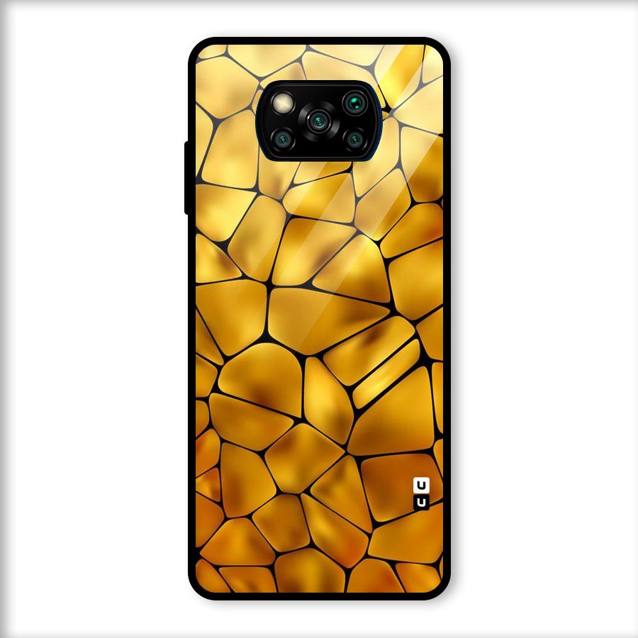 Rich Rocks Glass Back Case for Poco X3