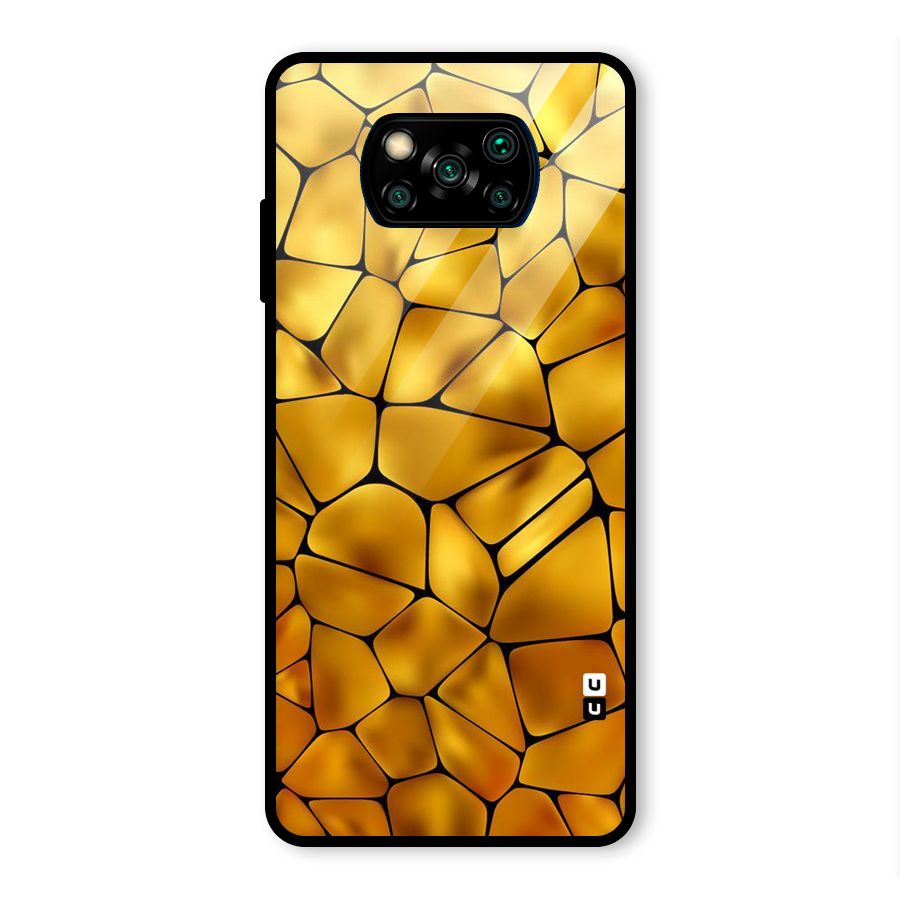 Rich Rocks Glass Back Case for Poco X3 Pro
