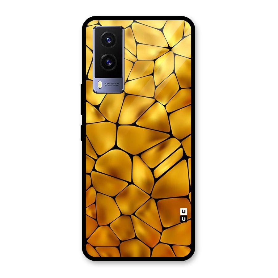 Rich Rocks Glass Back Case for Vivo V21e 5G
