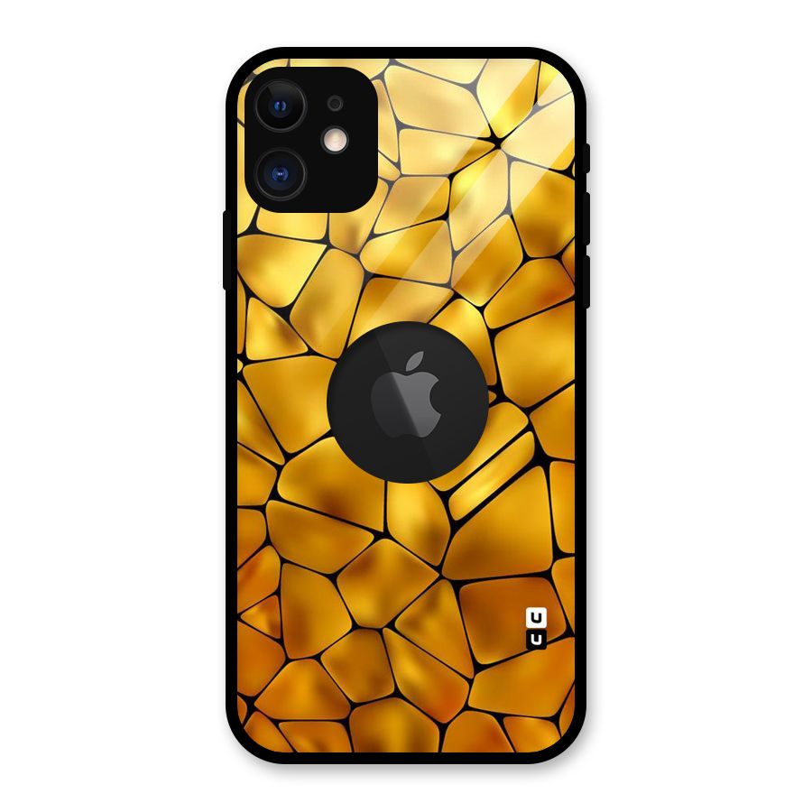 Rich Rocks Glass Back Case for iPhone 11 Logo Cut