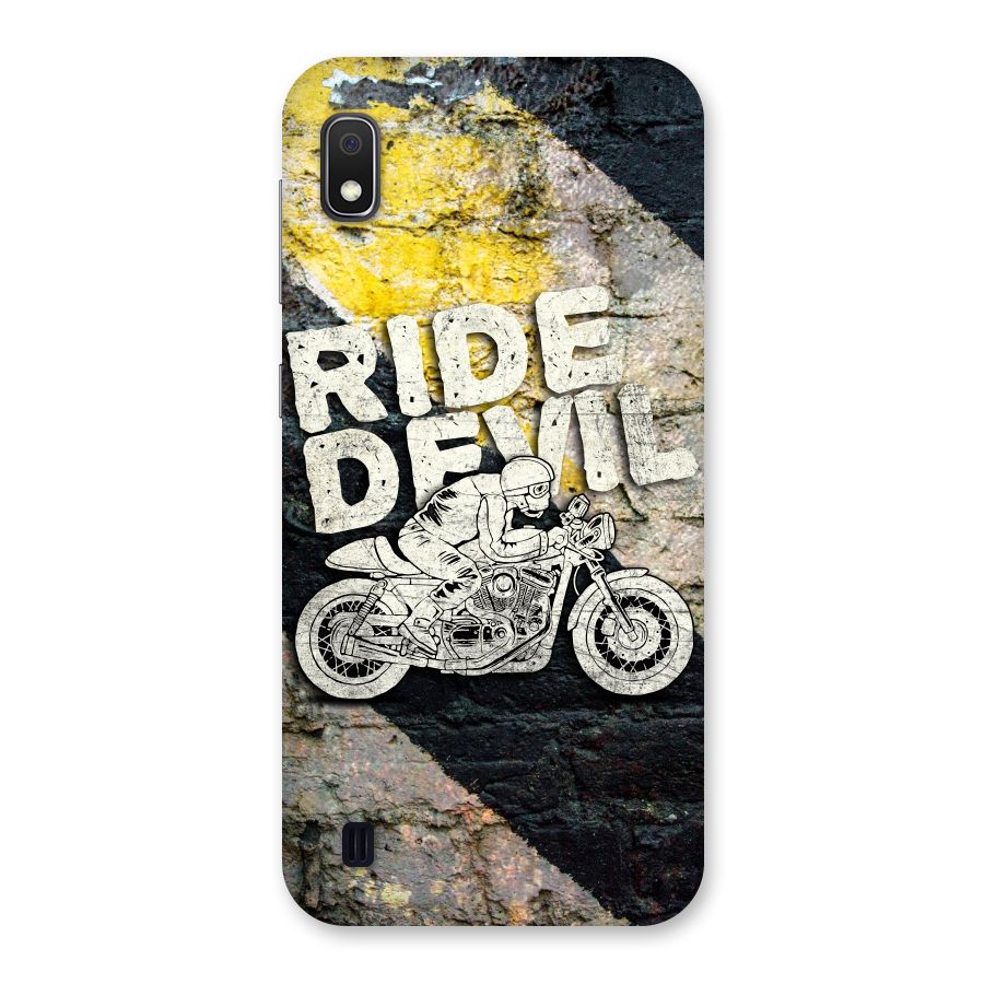 Ride Devil Back Case for Galaxy A10