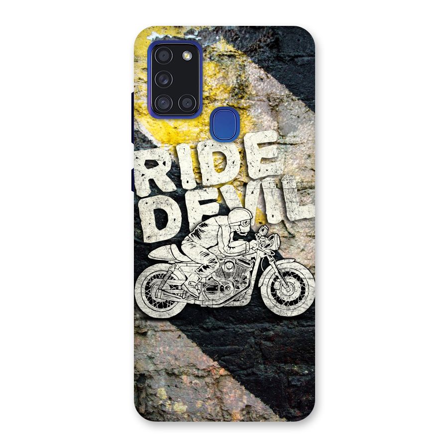 Ride Devil Back Case for Galaxy A21s