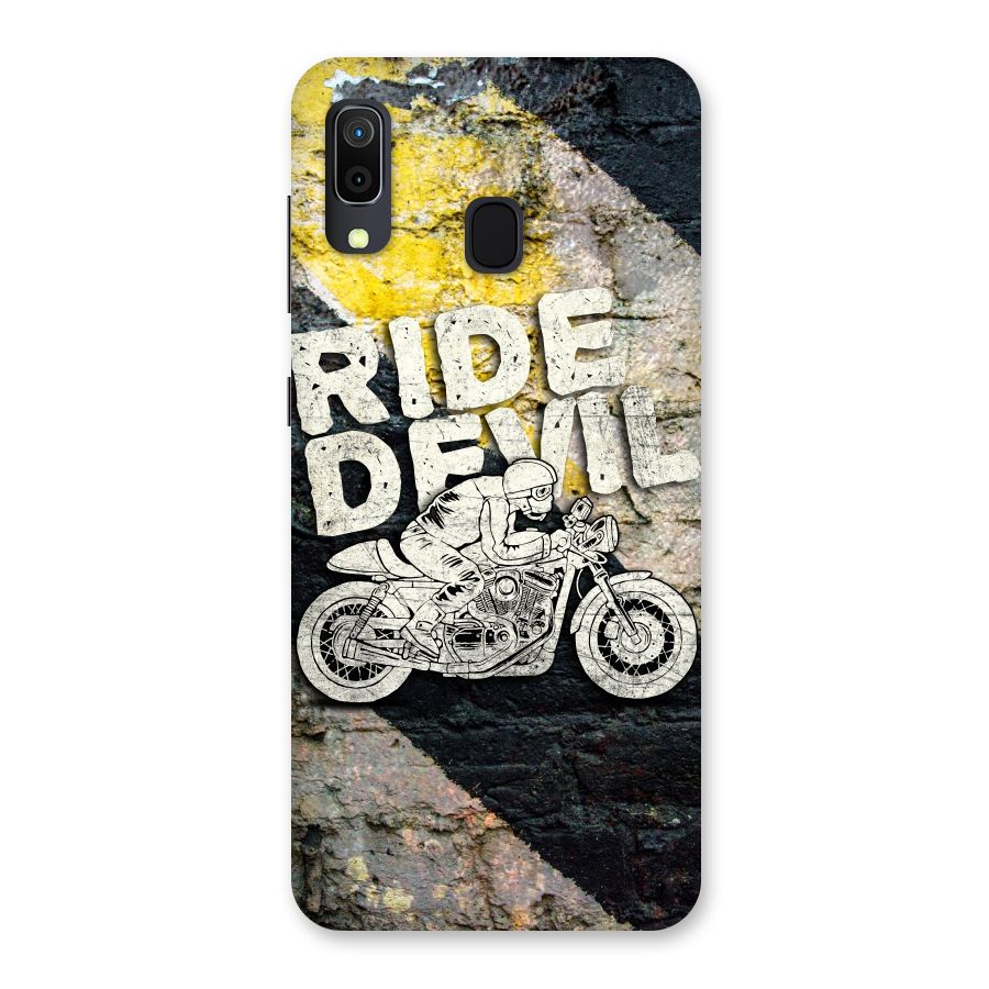 Ride Devil Back Case for Galaxy A30