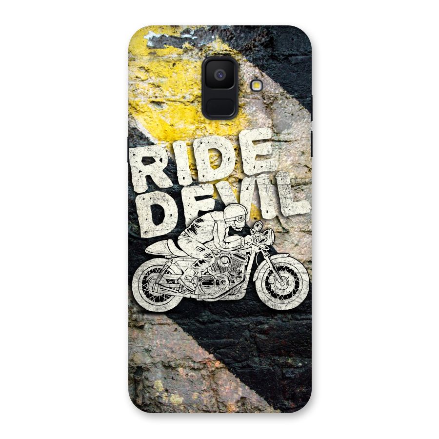 Ride Devil Back Case for Galaxy A6 (2018)