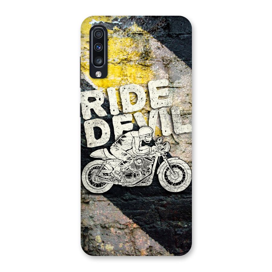Ride Devil Back Case for Galaxy A70