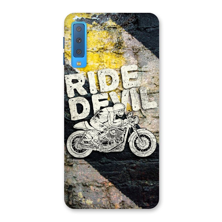 Ride Devil Back Case for Galaxy A7 (2018)
