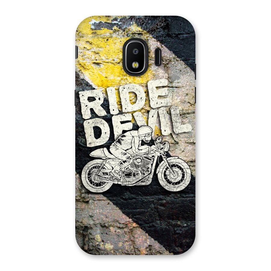 Ride Devil Back Case for Galaxy J2 Pro 2018