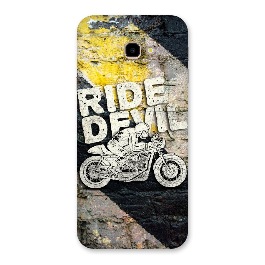 Ride Devil Back Case for Galaxy J4 Plus