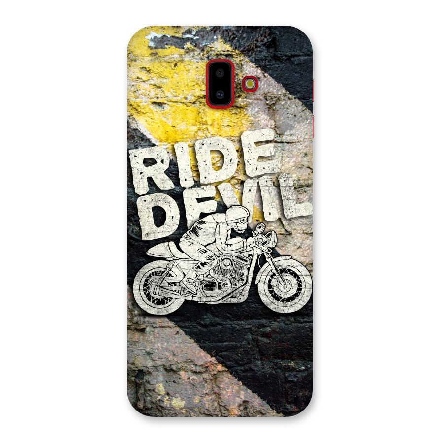 Ride Devil Back Case for Galaxy J6 Plus