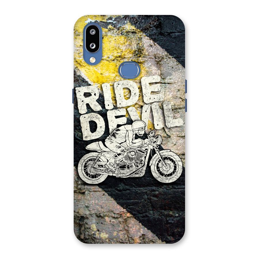 Ride Devil Back Case for Galaxy M01s