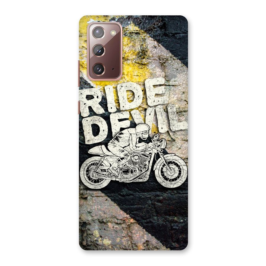 Ride Devil Back Case for Galaxy Note 20