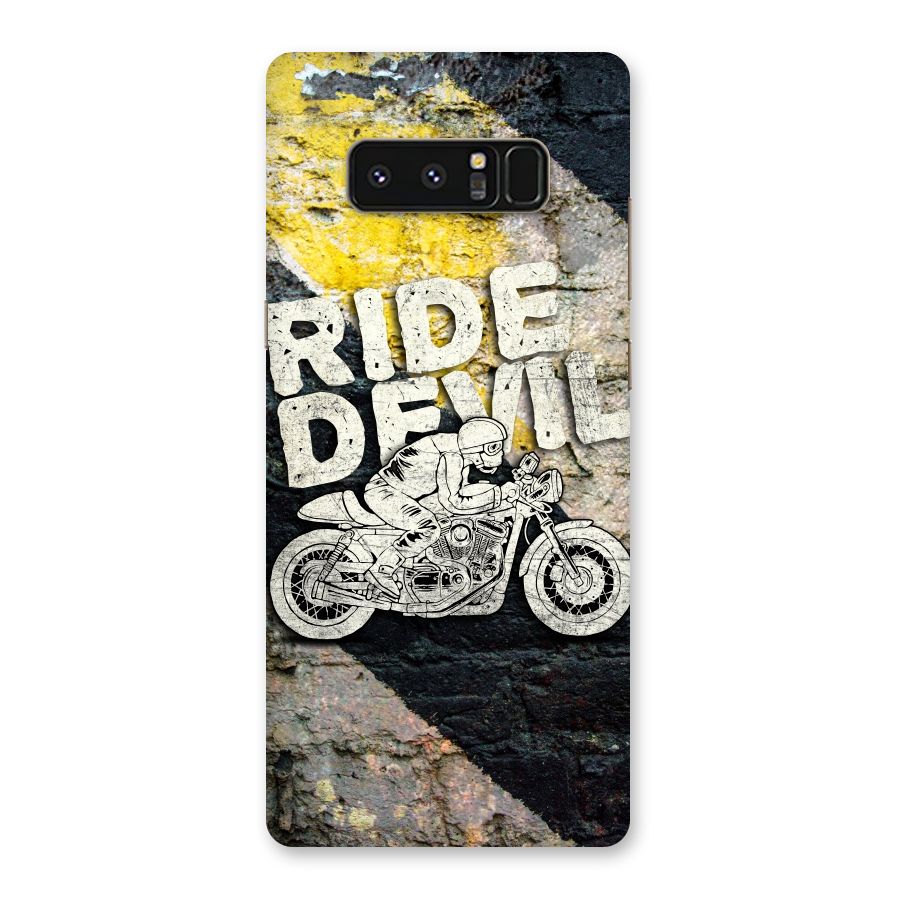 Ride Devil Back Case for Galaxy Note 8