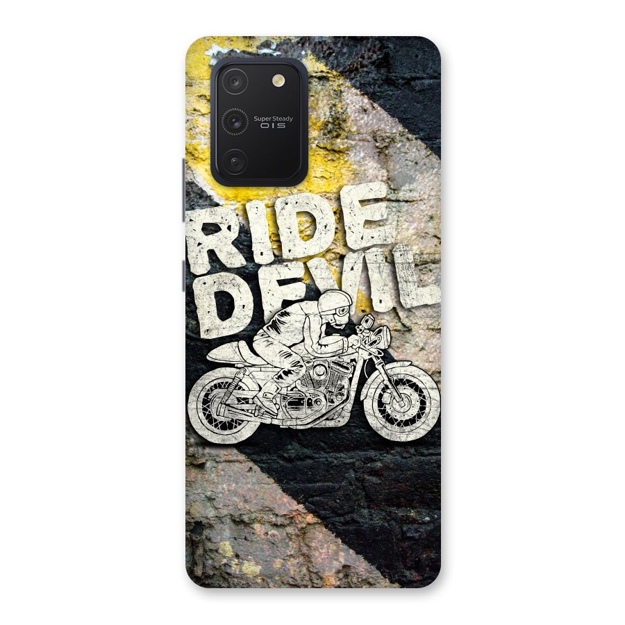 Ride Devil Back Case for Galaxy S10 Lite