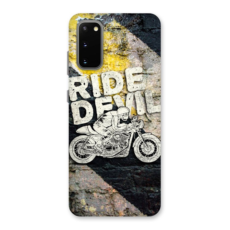 Ride Devil Back Case for Galaxy S20