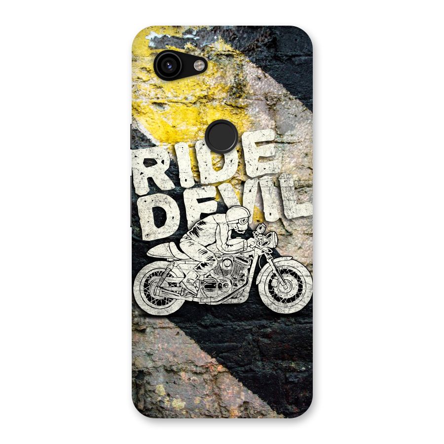 Ride Devil Back Case for Google Pixel 3a