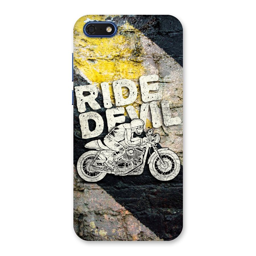 Ride Devil Back Case for Honor 7s