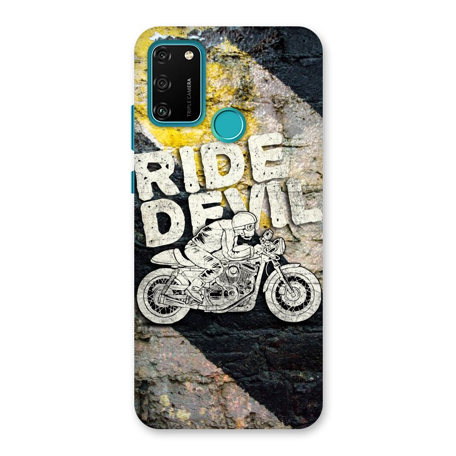 Ride Devil Back Case for Honor 9A