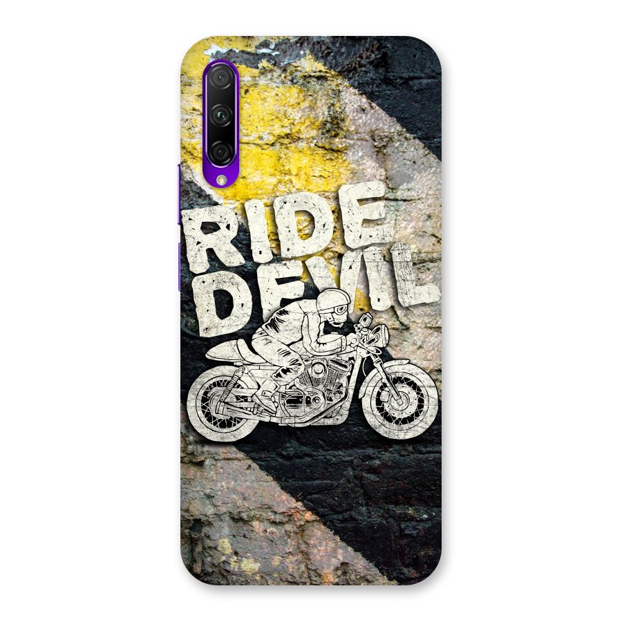 Ride Devil Back Case for Honor 9X Pro