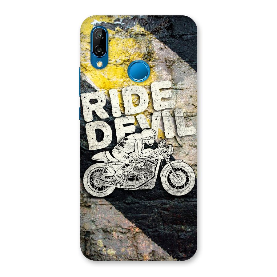 Ride Devil Back Case for Huawei P20 Lite