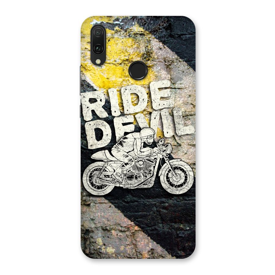 Ride Devil Back Case for Huawei Y9 (2019)