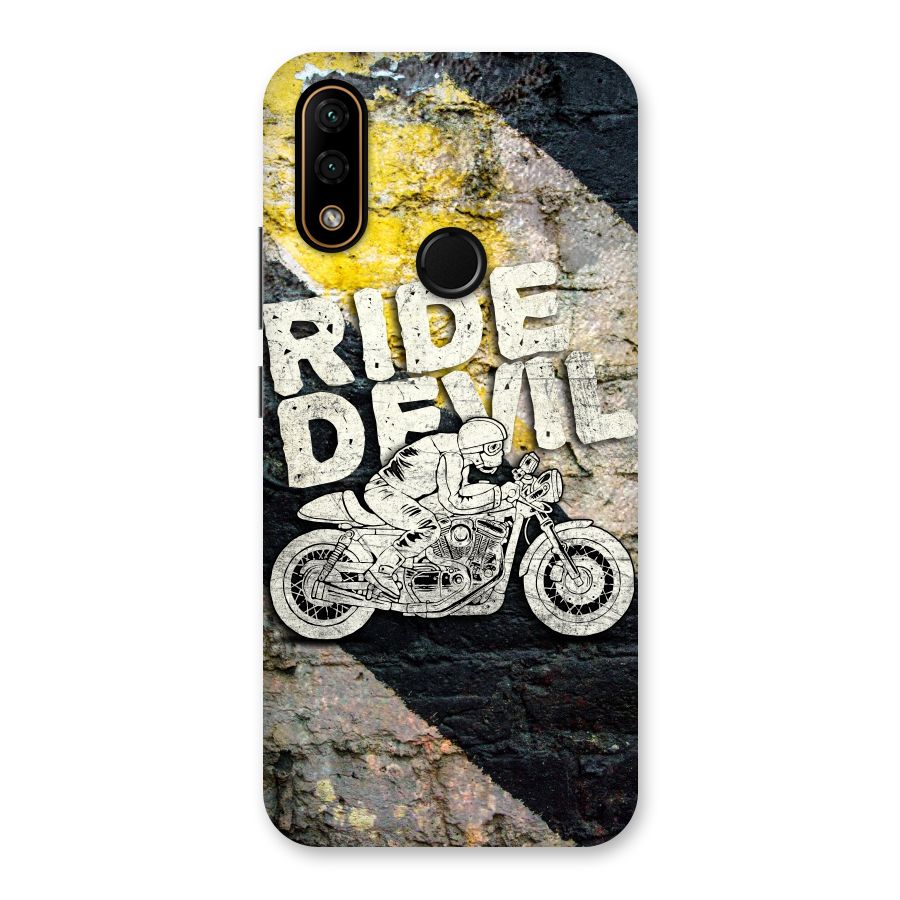Ride Devil Back Case for Lenovo A6 Note