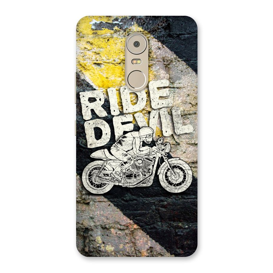 Ride Devil Back Case for Lenovo K6 Note
