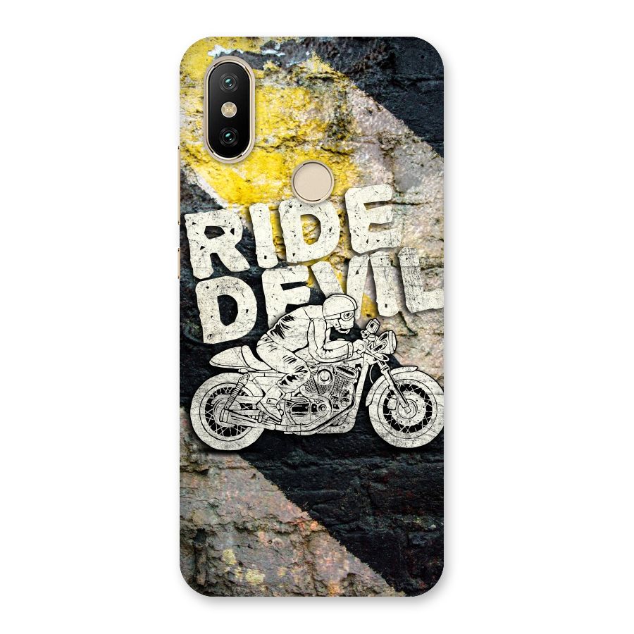 Ride Devil Back Case for Mi A2