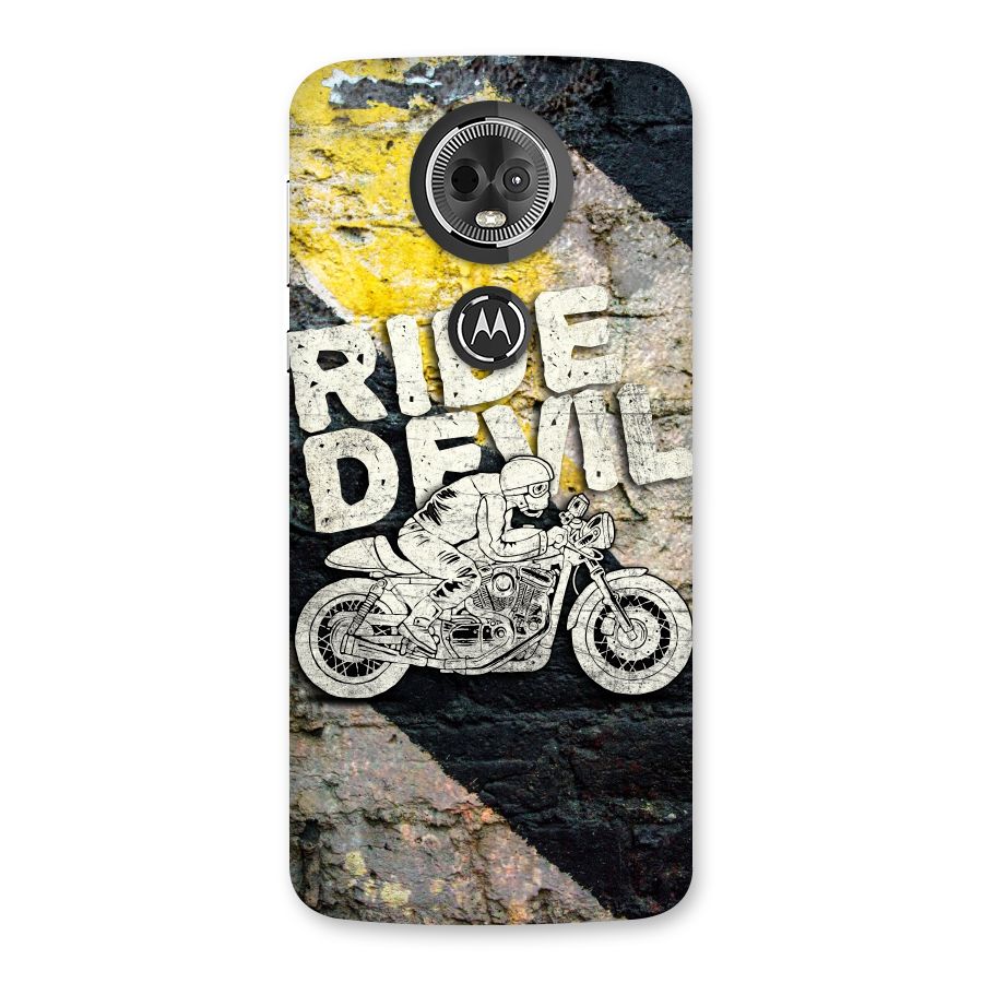 Ride Devil Back Case for Moto E5 Plus