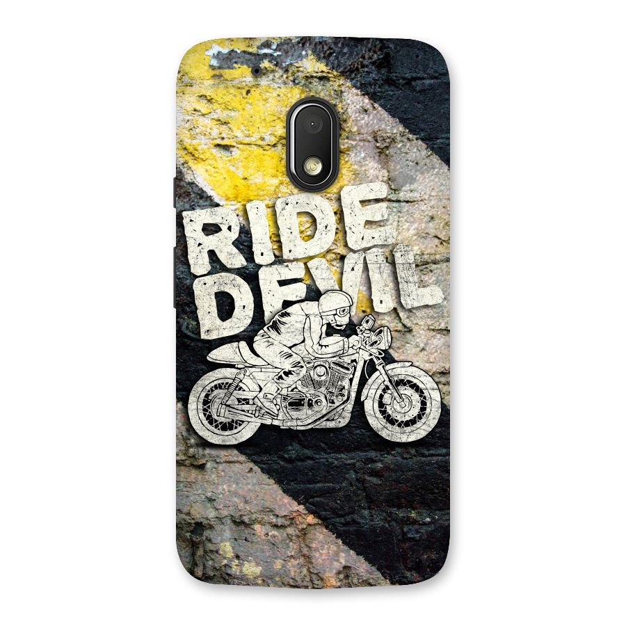 Ride Devil Back Case for Moto G4 Play