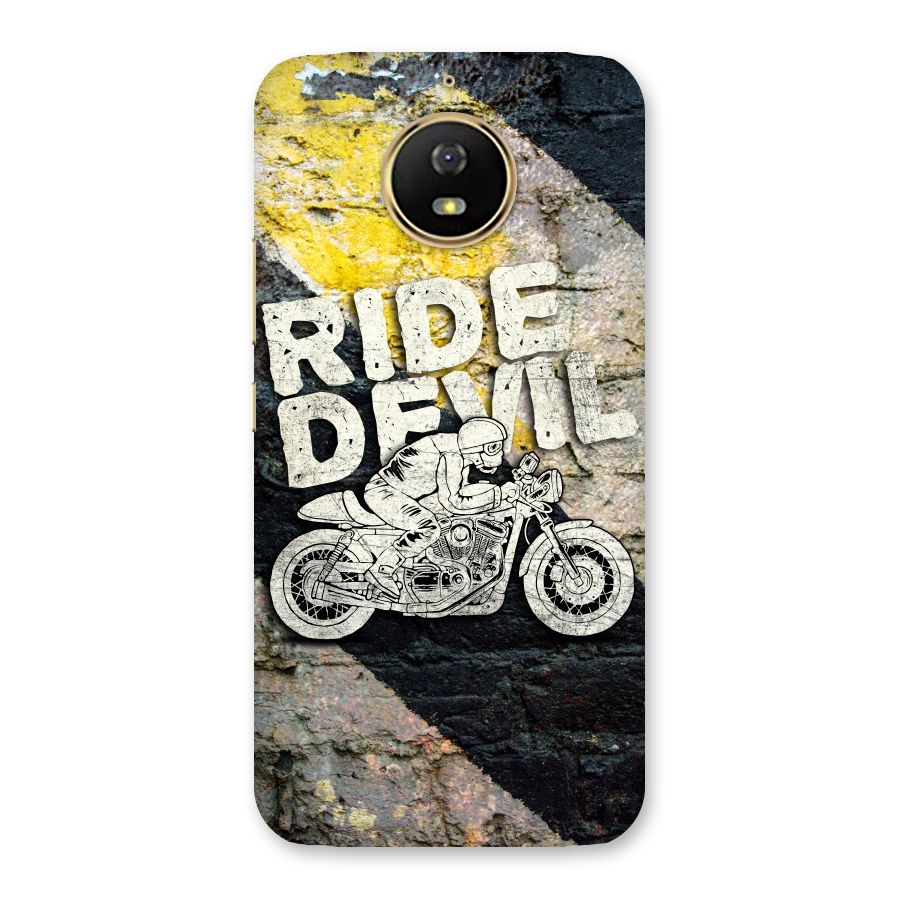 Ride Devil Back Case for Moto G5s